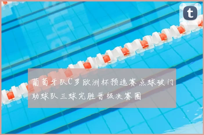 葡萄牙队C罗欧洲杯预选赛点球破门助球队三球完胜晋级决赛圈